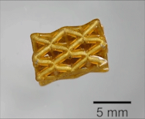 PμSL 3D列印液態金屬-高分子力學超材料優異的斷裂恢復能力記憶效應