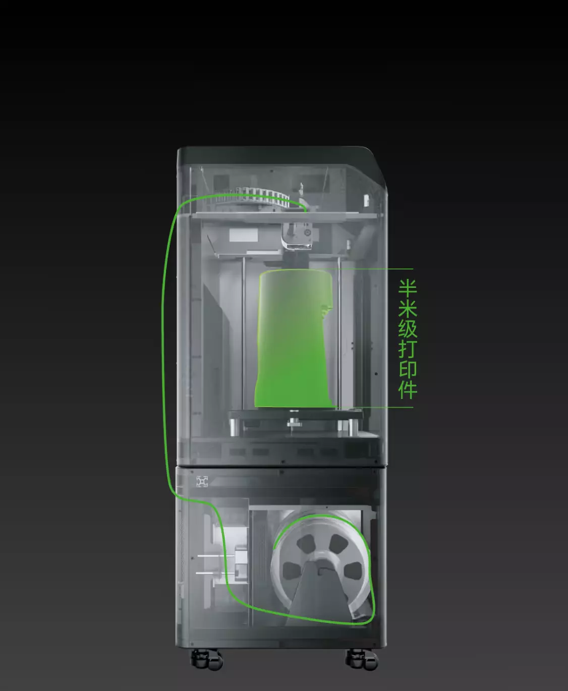 CFSYS A500 系列 旗艦級連續纖維3D列印機:自動送料