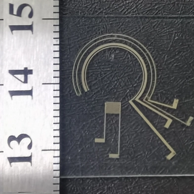 氣溶膠噴射列印實例：PI基底銀微電極