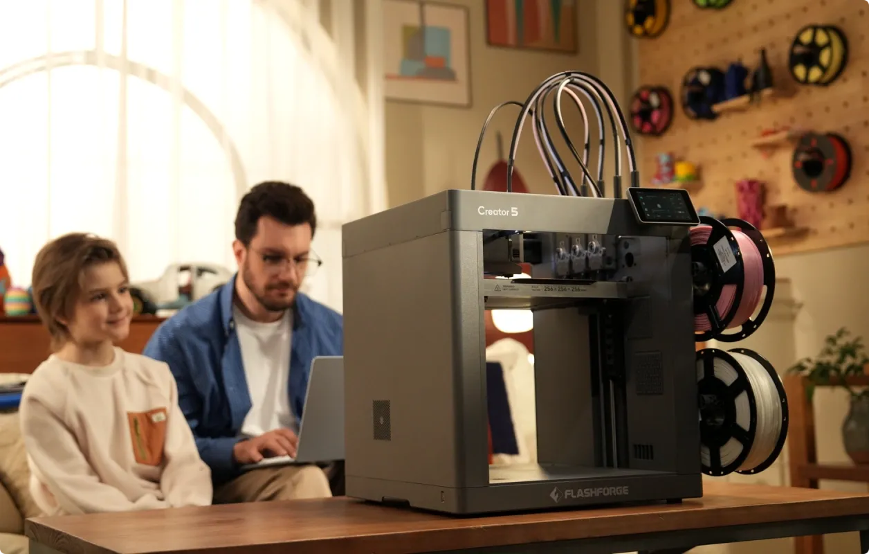 Flashforge Creator 5 / 適用於每位創作者的多功能解決方案，家庭