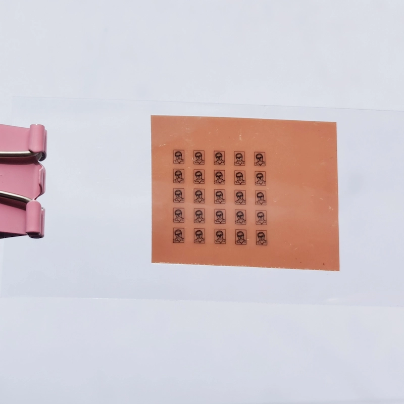 氣溶膠噴射列印實例：銅箔基底奈米碳圖案